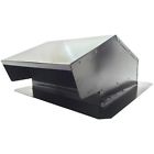 012634 Builders Best Black Metal Roof Vent Cap Builder 722048126343