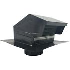 012635 Builders Best Black Metal Roof Vent Cap Collar 722048126350