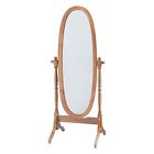 02289 Acme Fynn Cheval Mirror Oak Finish Home Dacor 840412022890