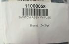 11000058 Zephyr Switch Assy W-fuse