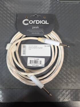 Cxi3pp-snow 3m 538041 Cordial Cavi Bobine - Ciabatte Audio 1/4 Inch White 10ft Pre-owned #53