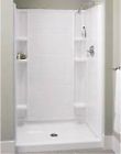 72101100-0 Barnett Ensemble Shower Receptor Kit Finish White