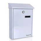 842893108797 Serenelife Modern Wall Mount Locking Mailbox Indoor Outdoor