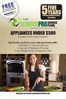 App5u500 Servicepro Service Plan For New Major Appliances Under 091037043191
