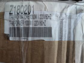 Z180201 Bertazzoni Trasformer 1000w Ii 220v60hz Part # Z180201. Not Compatible 115/120v