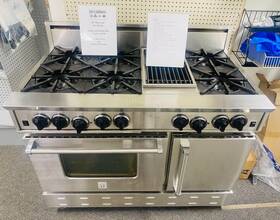 Rnb486cbss Blue Star 48 Inch Gas Range Stove/90 Day Parts And Warranty. Heavy Duty Commercial