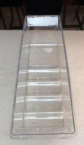 Wr71x43865 Clear Convertible Drawer Bin #wr71x43865 For Ge Hotpoint Monogram Cafe Genuine