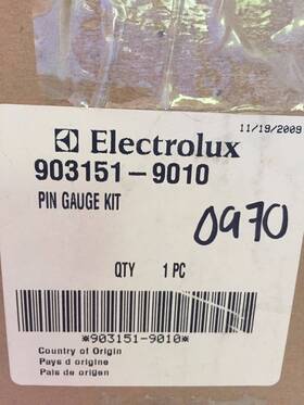 903151-9010 Electrolux Pin Gauge Kit Nib Cookers