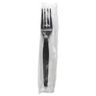 Forkhwpsbiw Boardwalk Heavyweight Wrapped Polystyrene Cutlery Fork Black 749507977711