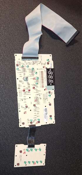 212d1119p003 Ge Oem Dryer Main Display Control Board