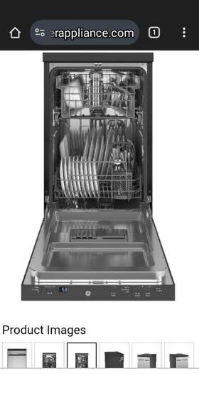 Gpt14t555l055 Ge 18 Inch Portable Dishwasher