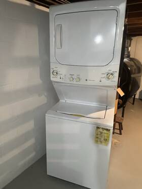 Gtup270emoww Ge 27 Inch Washer /dryer Stack
