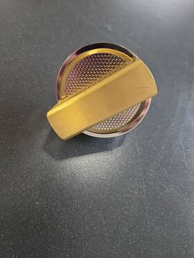 Wb03x39548 Ge Brass Knob Burner Used