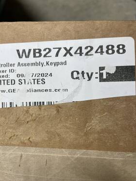 Wb27x42488 Ge Genuine Oem Controller Assembly Keypad
