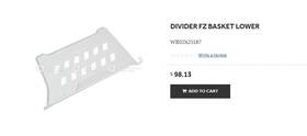 Wr02x25187 Ge Oem Part # Refrigerator Freezer Divider For Lower Basket