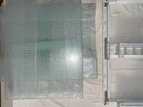 Wr71x25325 Ge Wr71x42028 Refrigerator Full-width Drawer Cover With Glass Pt # /
