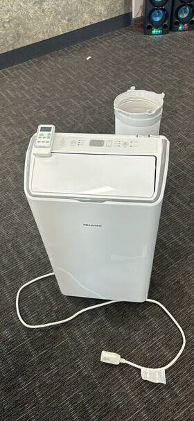 Ap1222cw1w Hisense 12000btu Doe 115-volt White Vented Wi-fi Portable Ac
