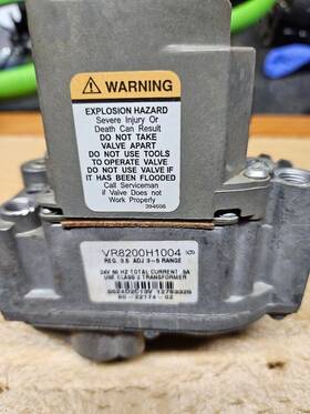 Vr8200h1004 Honeywell Boiler Gas Valve