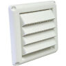 79916502250 Hsm4w-24 Deflecto Intake Vent Hood Louvers White