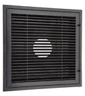Ht-2x2-spl-8 Havaco Technologies Quick Connect Black Plastic Louver Return Grille