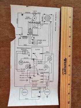 C201-8 Jenn-air C2018 Wiring Schematic Page 1981 Model W220 C201 Switch Circuitry