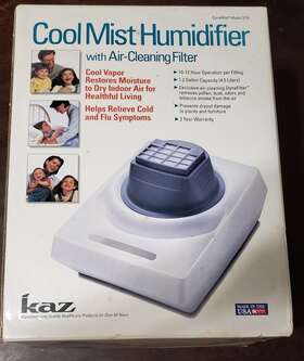 370f Kaz 028785201054 New In Box Dynamist Cool Mist Humidifier Air-cleaning Filter 1.2 Gallon