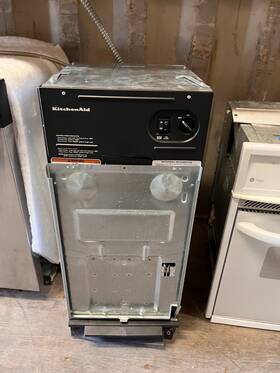 Ktts505epa0 Kitchenaid Used 15 Inch W Built-in Trash Compactor Panel Ready #ktts505epa0 Good Cond