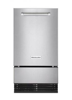 Kuid508hps Kitchenaid 18 Inch Stainless Steel Built-in Ice Maker -