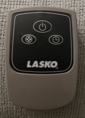 2033654 Lasko Appliance Remote Control Gray Tested And Is Working