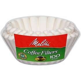 629552 Melitta 24 Pack - 100-count 8 12-cup White Basket Coffee Filters -629552