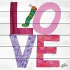 N-a Eric Carle Caterpillar Love Art Print On White 0701385404772