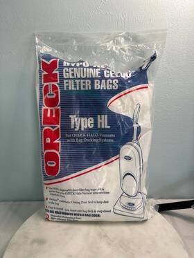 1234566 Oreck Vacuum Bags Type Hl For Halo Vacuums