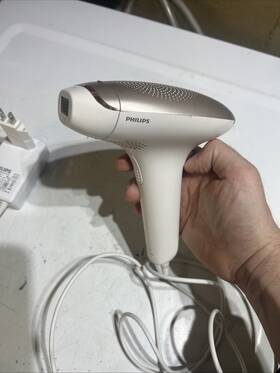 Sc1998 Philips Sc1998/00 Epilator Champagne Ipl Hair Removal System White Used