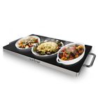 Pkwtr45 Nutrichef Portable Electric Hot Plate Stainless Steel Warming Tray Dish