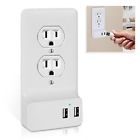 Pwplgu208 Pyle Black Smart Usb Charge Power Outlet Frame 842893107141