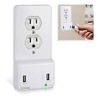 Pwplgult212 Pyle Black Usb Power Outlet Cover Charging Duplex 842893107158