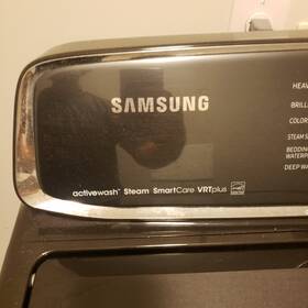 Wa52m7750av Samsung Active Wash Steam Smartcare Vrtplus Top Load Stainless Drum