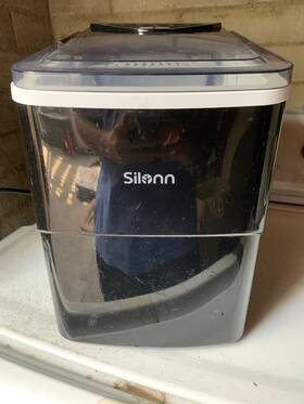 Slim01b Silonn 2 Liters Countertop Ice Maker - Black