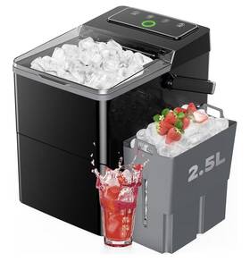 Slim40 Silonn Countertop Ice Maker Machine 2.5l 22lb/day Self-clean Bullet Portable
