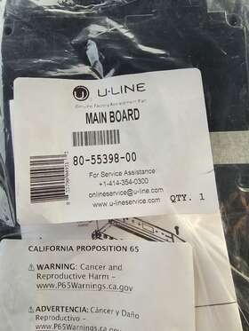 80-55398-00 U-line Genuine Oem Main Board