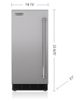 Uc-15ip Uc15ip Panel Ready Undercounter Ice Maker With Pump New In Box
