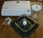V825 Foodsaver Vacuum Sealer Seal Built In Cutter Canisters Hose