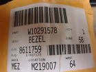 W10291578 Whirlpool New Oem Bezel