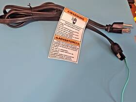 Mgdc300bw Whirlpool Power Cord For Dryer Model Pre-owned