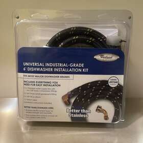 W10278636rc Whirlpool Universal Industrial-grade 6 Inch Dishwasher Installation Kit