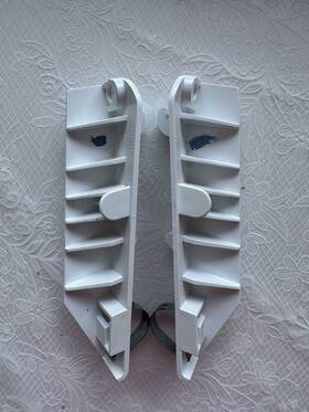 W10631630 Whirlpool W10631629 Oem Washer Console Bracket Left And Right