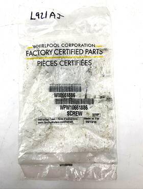 W10661886 Whirlpool Genuine Oem Factory Appliance Screw Fast Free Ship Aj