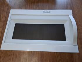 W10889330 Whirlpool Microwave Door White Complete Assembly