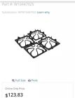 Wpw10447925 Whirlpool Range Surface Burner Grate Caps Oem