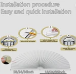 Redi Shade Arch Peel & Stick Half Round Windows Fabric White. Fixed Price $12.00.
